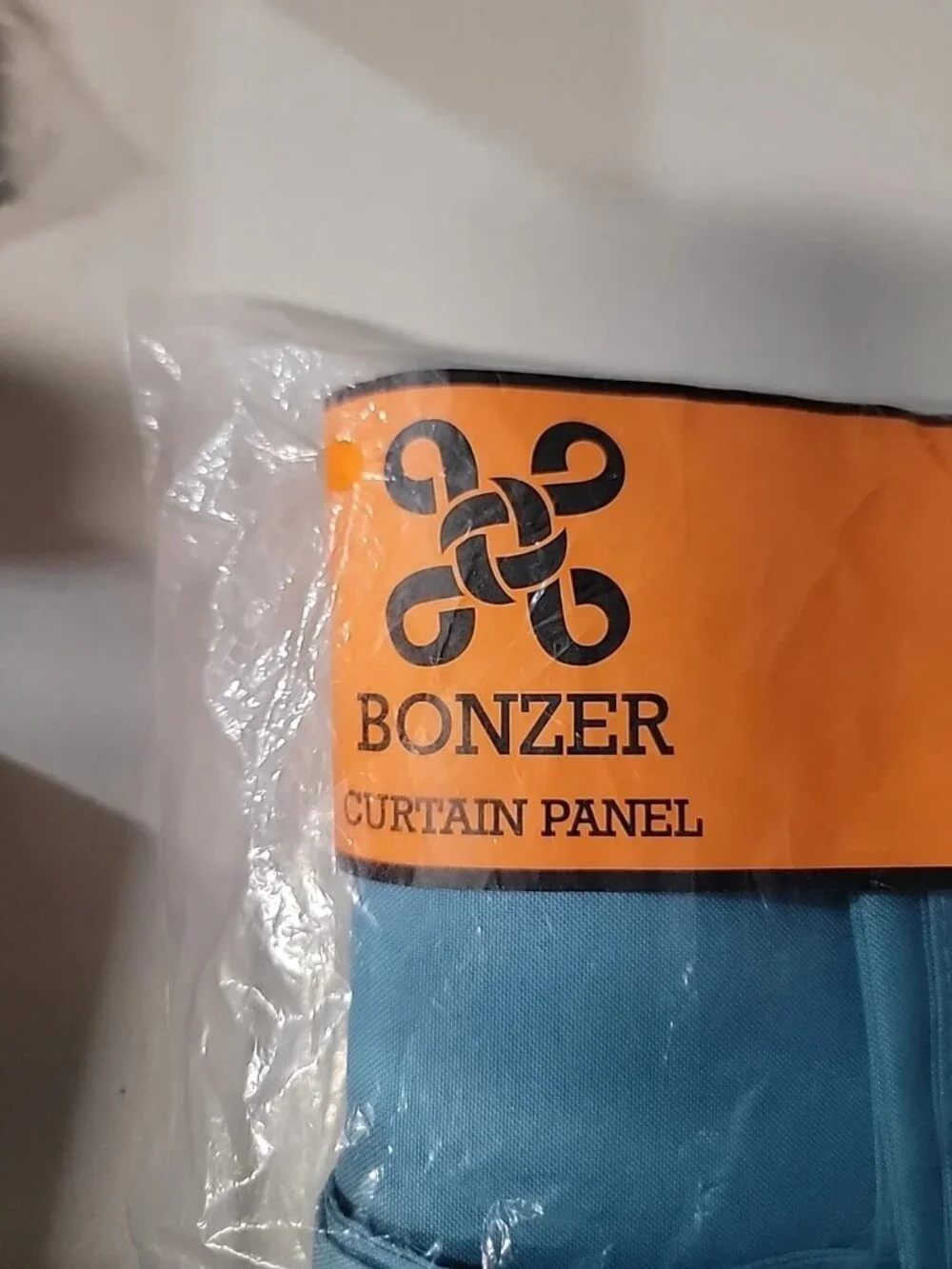 Bonzer Home Teal Hawaii Rings 100x108 In Window Curtain Panel (E2)